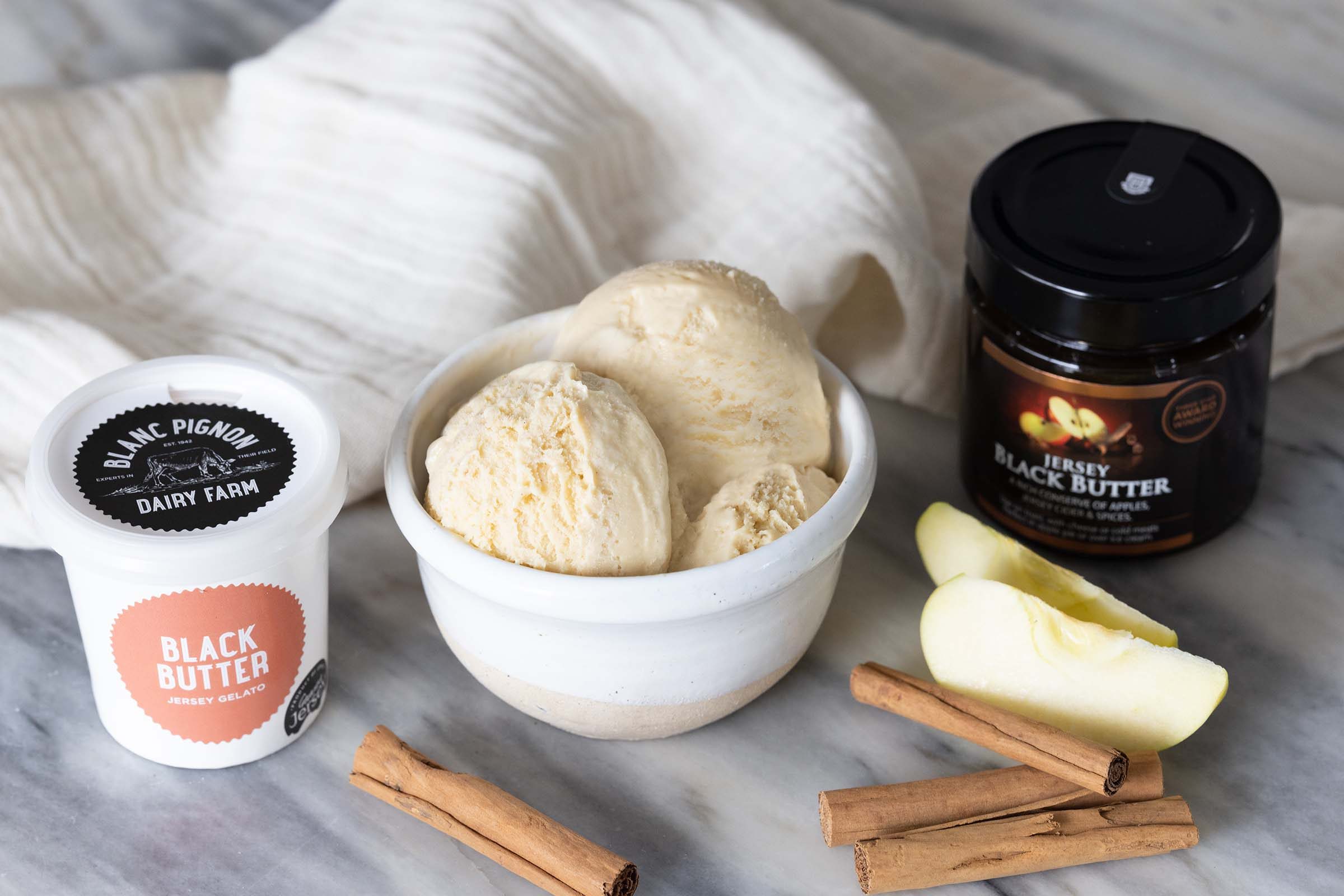 Blanc Pignon Black Butter Gelato