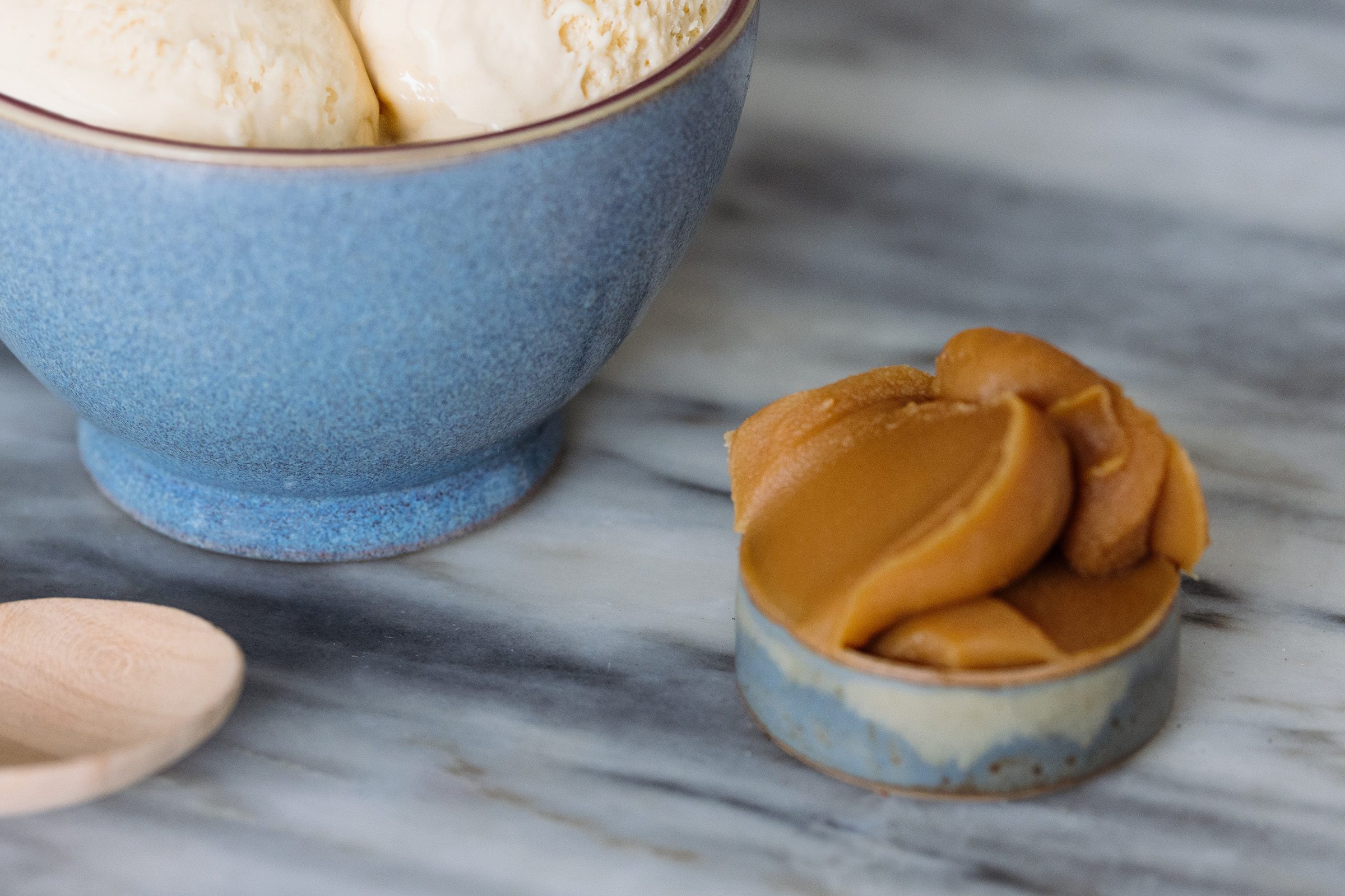 Blanc Pignon Salted Caramel Gelato