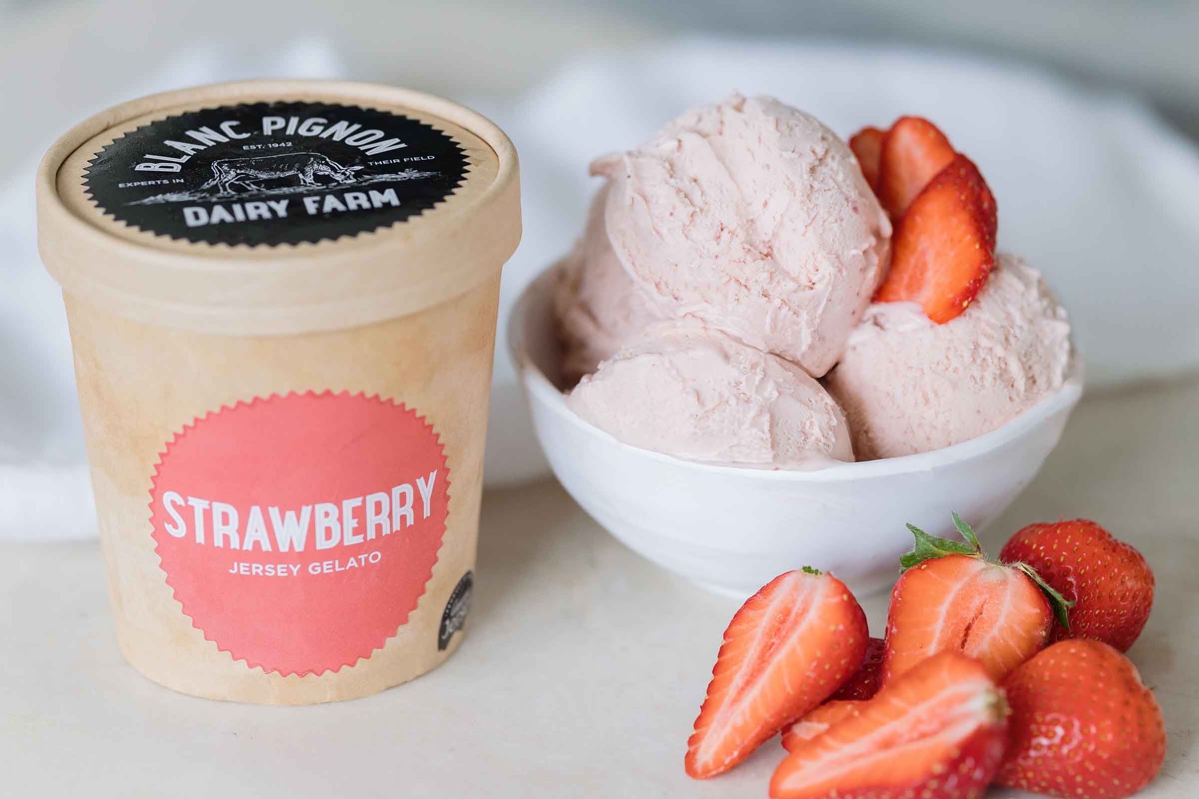 Blanc Pignon Strawberry Gelato