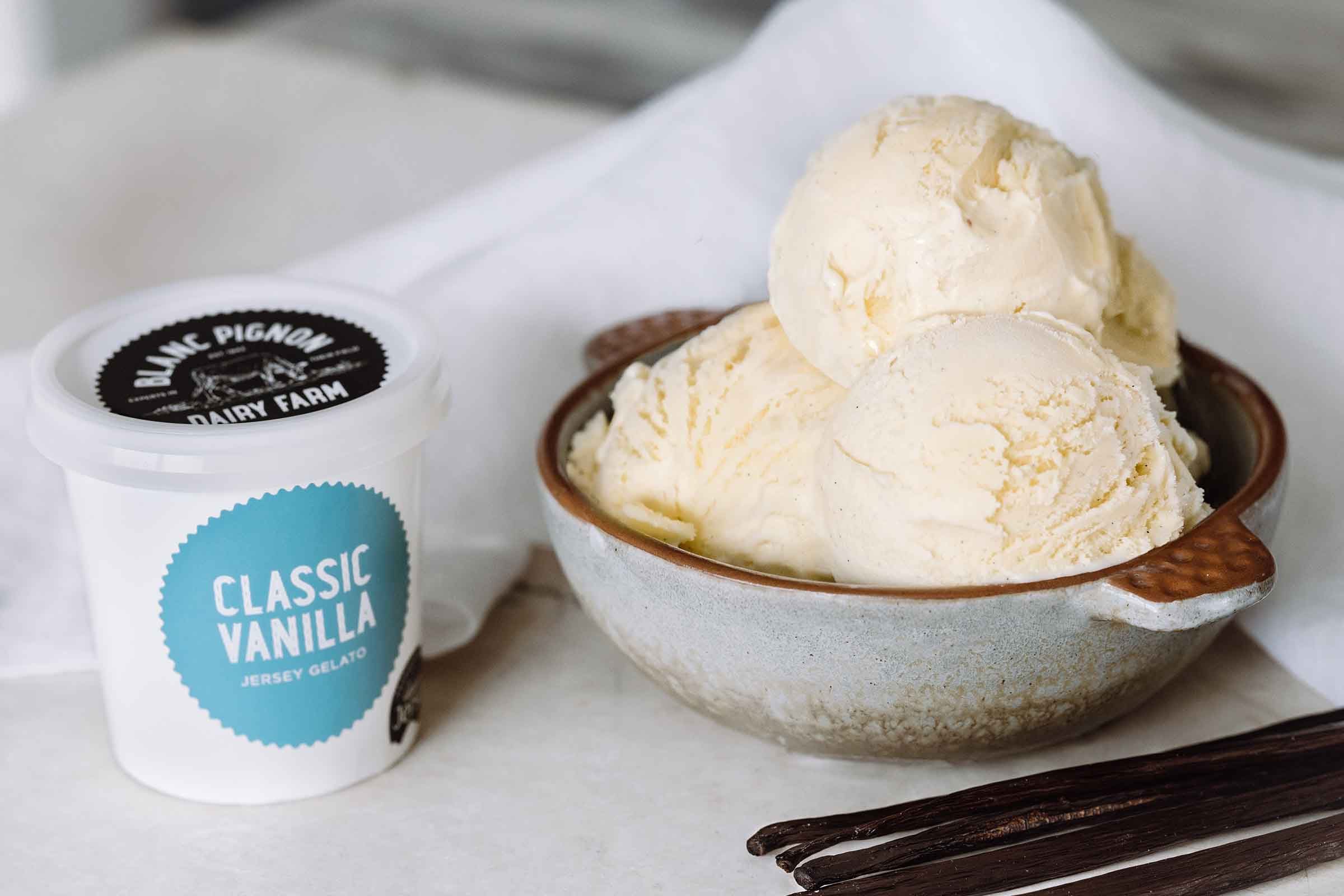 Blanc Pignon Vanilla Gelato