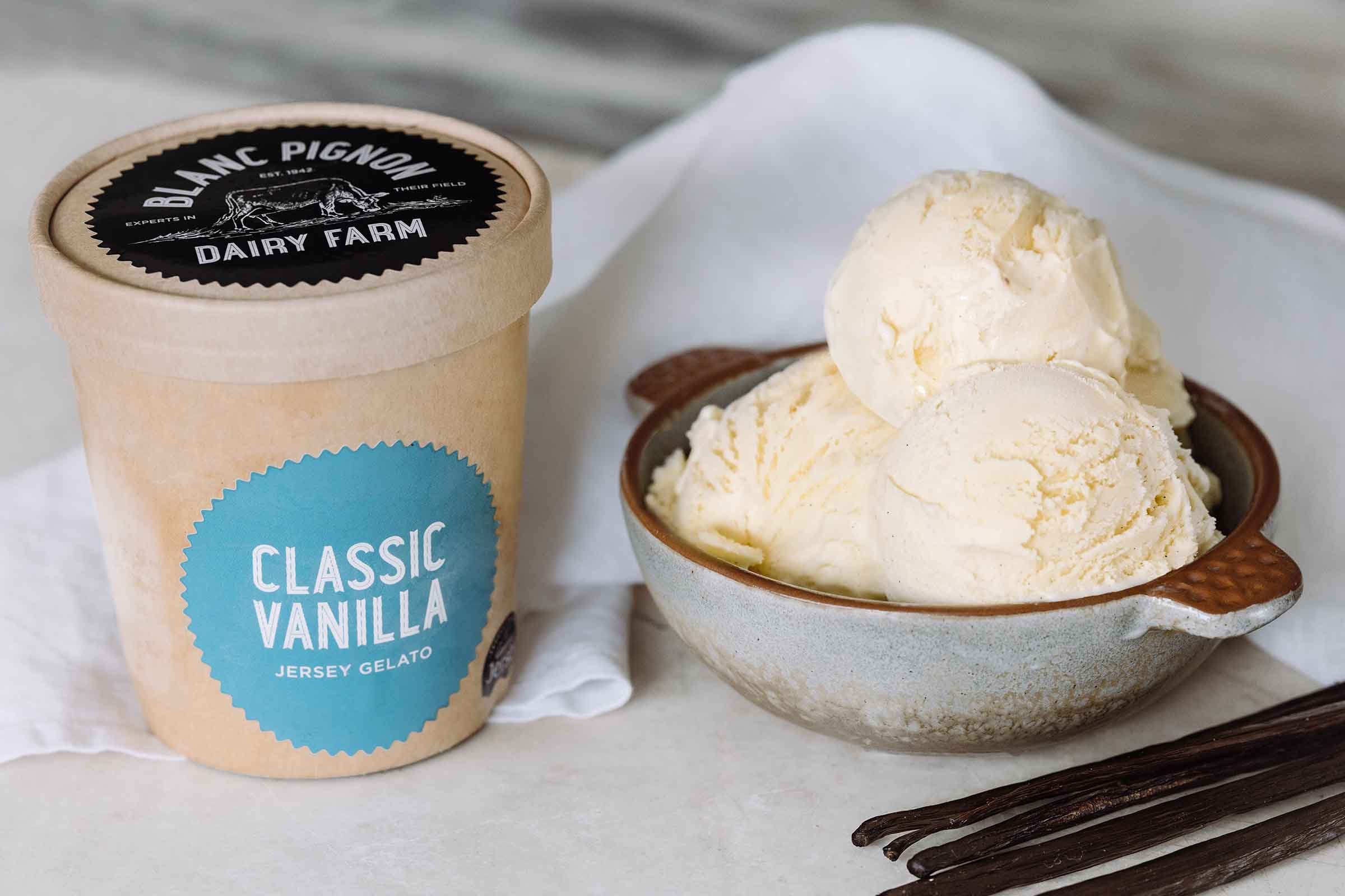 Blanc Pignon Vanilla Gelato